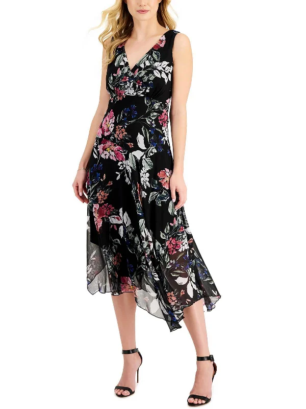 Maxi dress with casual comfort-Womens Chiffon Long Sheath Dress