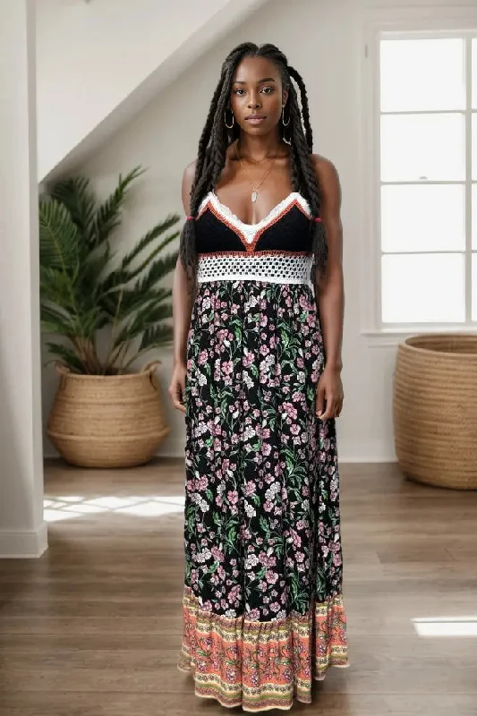 Maxi dress with unique patterns-Resort Ready - Maxi