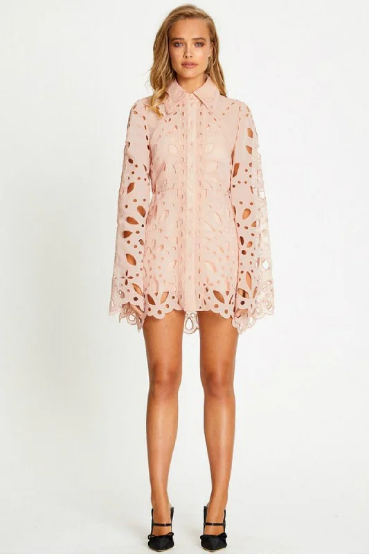 Mini dress with zen vibes-Baudelaire Mini Dress