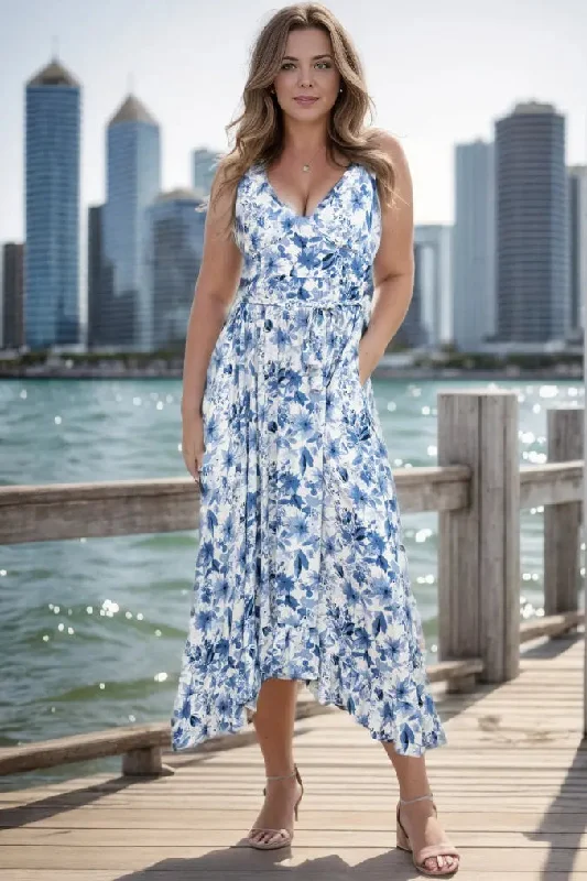 Elegant black maxi dress-Delft Desires - Maxi