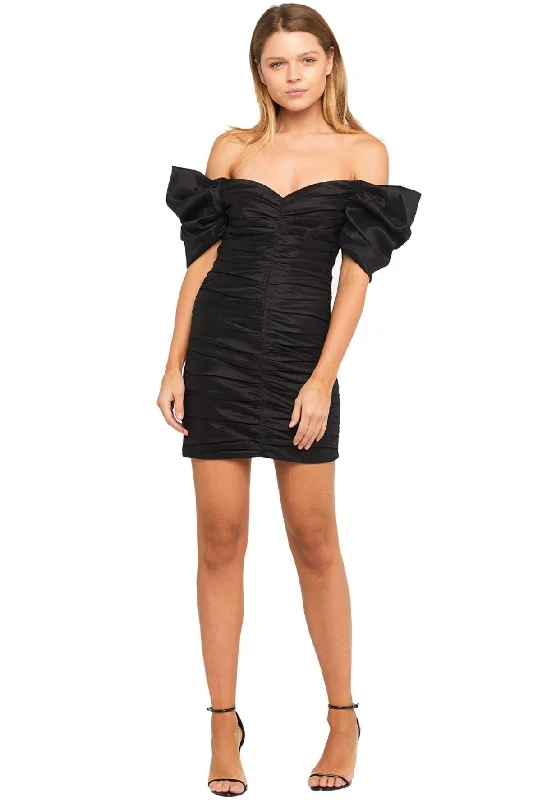 Mini dress with high neckline-Issey Mini Dress