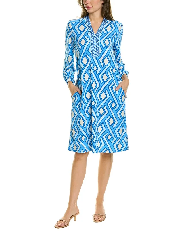 Midi dress with bell sleeves-J.McLaughlin Emer Midi Dress