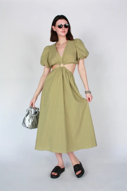 Maxi dress with retro style-Pisarro Maxi Dress