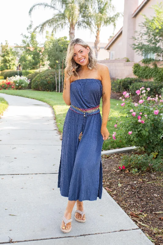 Maxi dress with trumpet sleeves-Dream On Maxi Dress