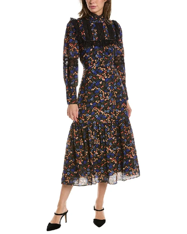 Maxi dress with cap sleeves-Hunter Bell Yeardley Maxi Dress