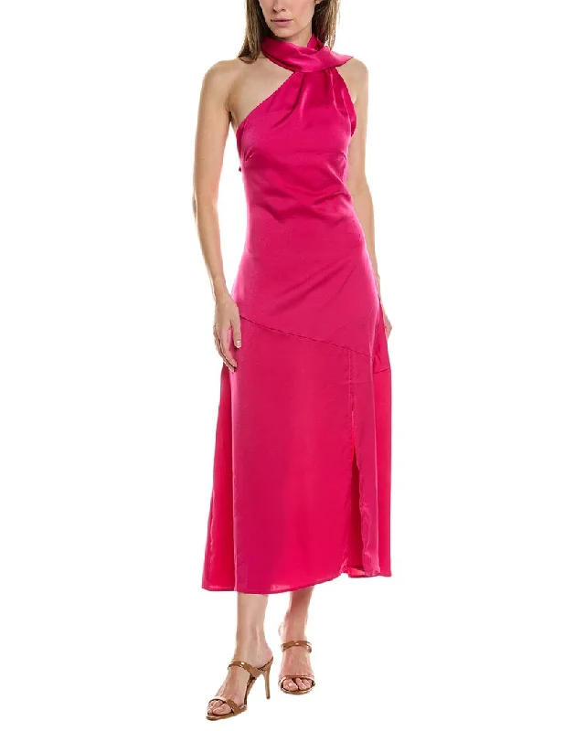 Midi dress with high neckline-IPPONELLI Midi Dress