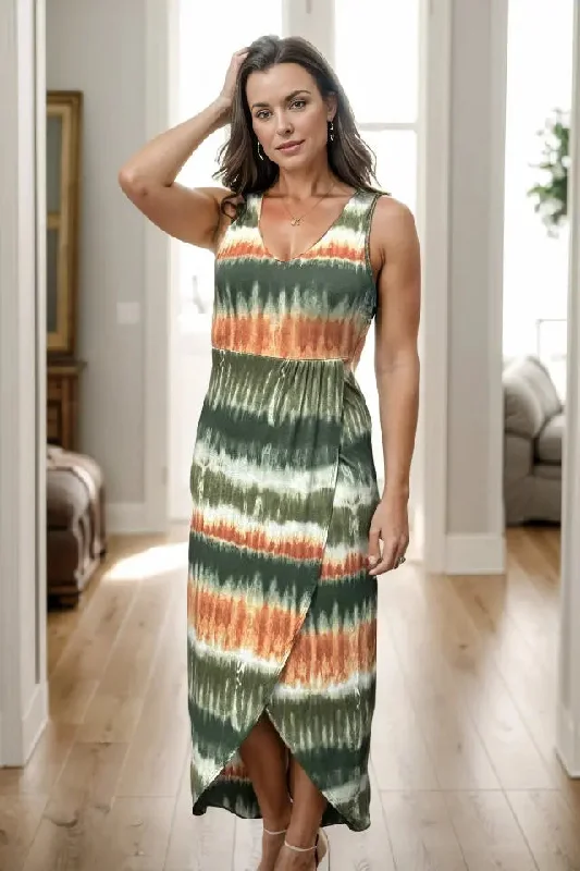 Maxi dress with utility style-Jamaica Vibing Maxi Dress