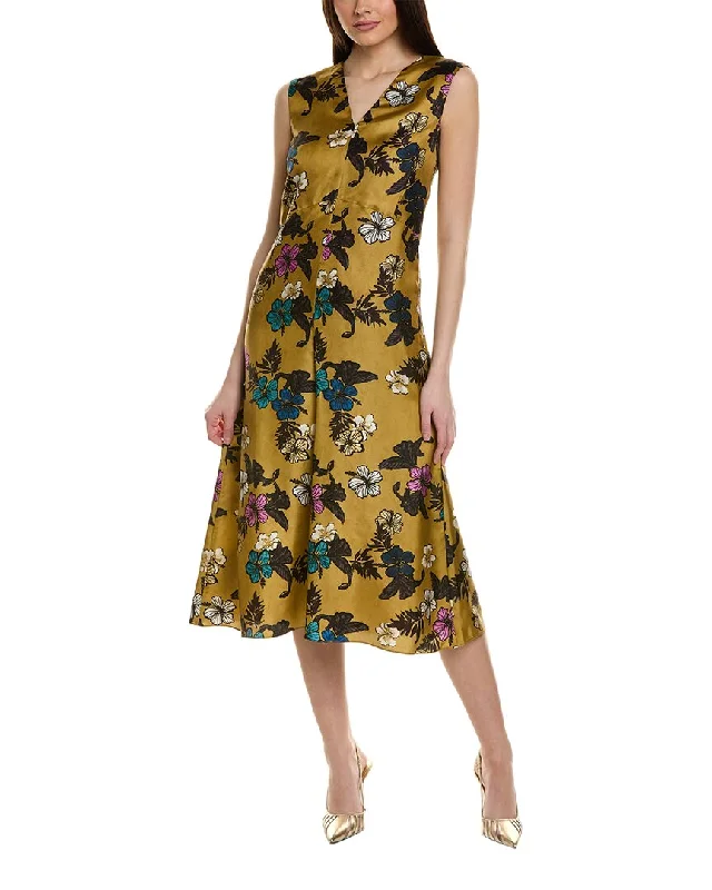 Midi dress with glam touch-S Max Mara Cuore Silk Midi Dress