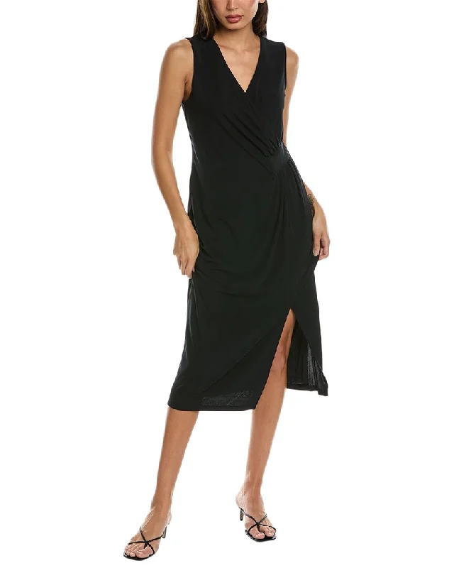 Midi dress with modern design-Anne Klein Surplice Midi Dress