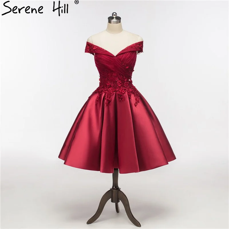 Evening dress with cape-Wine Red Satin Cheap Evening Dresses Sleeveless HA2077